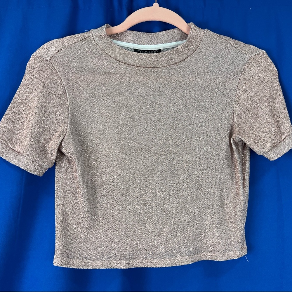 Pink crop top from TopShop